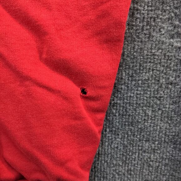 True Religion Mens Jogger Pants Large Red Drawstring Waist Tapered Leg Cotton - Picture 8 of 12